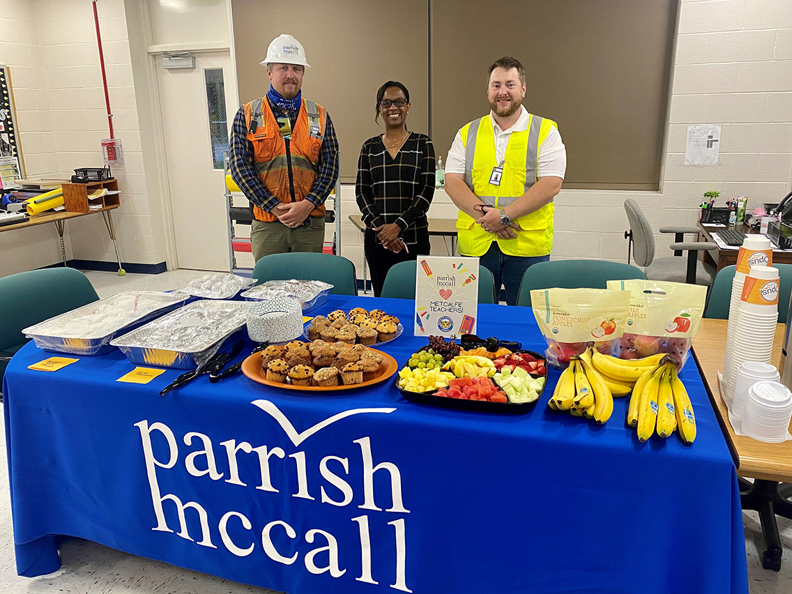 Parrish McCall Sponsors Teacher Appreciation Breakfast
